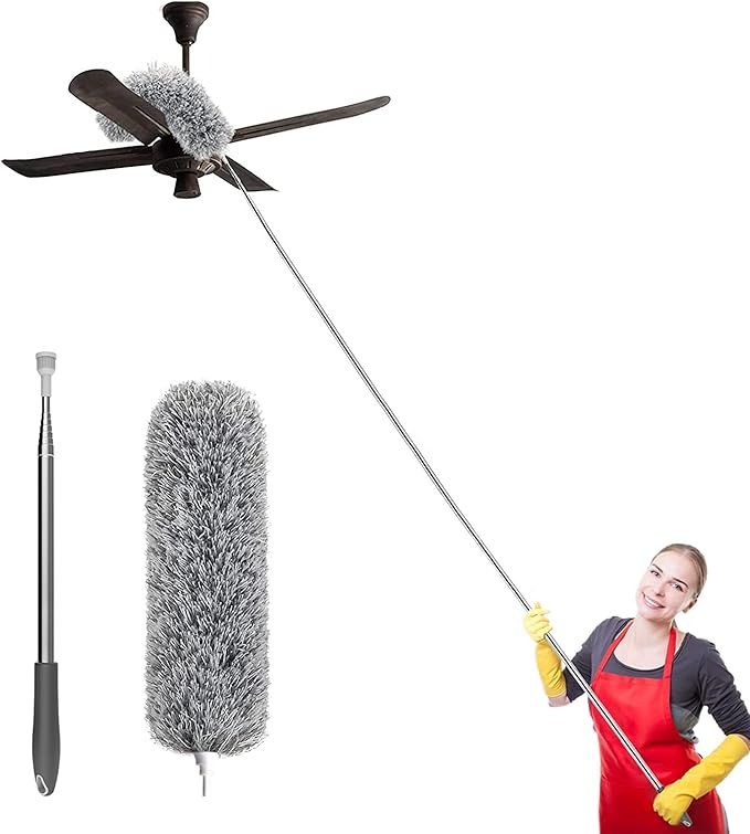 3-in-1 Dust Cleaner Brush – For Fans, A/C & Hard-to-Reach Places